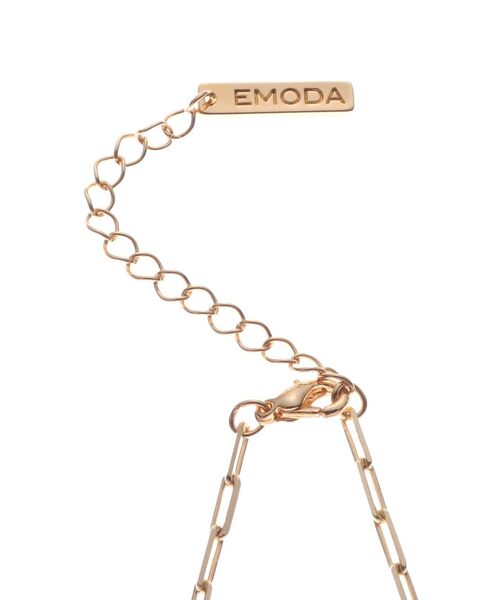 EMODA（エモダ）の「スクエアチェーンネックレス（ネックレス・レディース・シルバー/ゴールド・FREE）」の5枚目の写真
