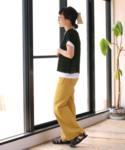 cepo(セポ)の「ブロッキングチノパンツ(チノパンツ・レディース・ベージュ/イエロー・S/M)」の18枚目の写真