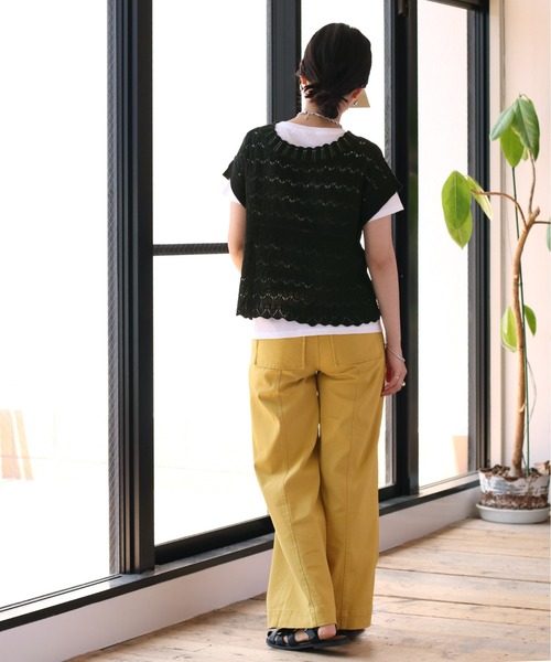 cepo(セポ)の「ブロッキングチノパンツ(チノパンツ・レディース・ベージュ/イエロー・S/M)」の19枚目の写真