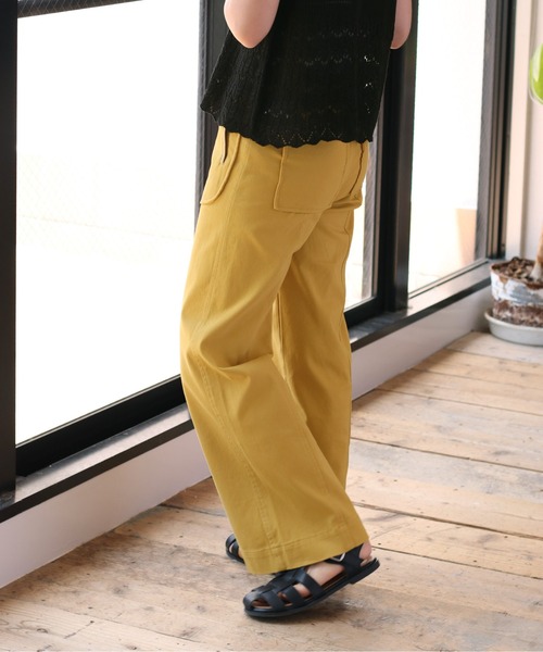 cepo(セポ)の「ブロッキングチノパンツ(チノパンツ・レディース・ベージュ/イエロー・S/M)」の15枚目の写真