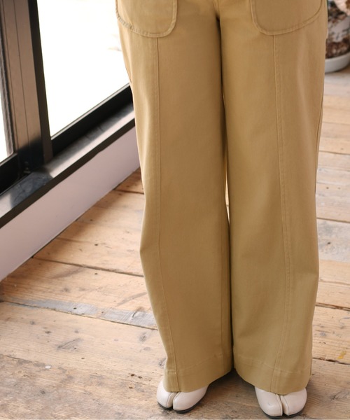 cepo(セポ)の「ブロッキングチノパンツ(チノパンツ・レディース・ベージュ/イエロー・S/M)」の14枚目の写真
