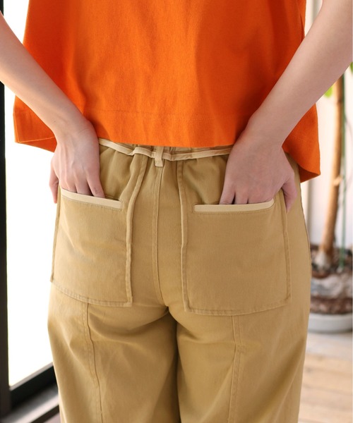 cepo(セポ)の「ブロッキングチノパンツ(チノパンツ・レディース・ベージュ/イエロー・S/M)」の13枚目の写真
