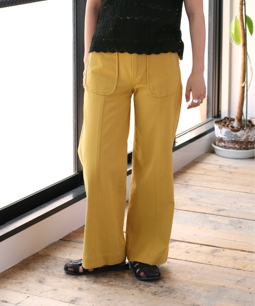 cepo(セポ)の「ブロッキングチノパンツ(チノパンツ・レディース・ベージュ/イエロー・S/M)」の20枚目の写真