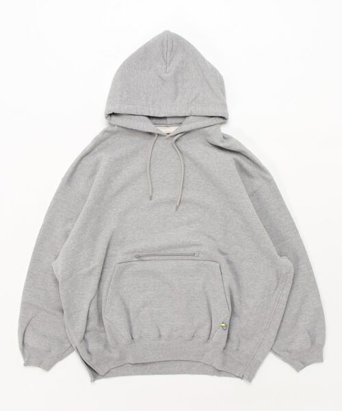 is-ness（イズネス）の「【is-ness / イズネス】VENTILATION LONG SWEAT HOODIE（パーカー・メンズ・チャコールグレー・LARGE）」の21枚目の写真