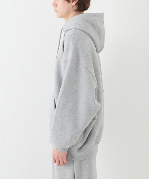 is-ness（イズネス）の「【is-ness / イズネス】VENTILATION LONG SWEAT HOODIE（パーカー・メンズ・チャコールグレー・LARGE）」の7枚目の写真