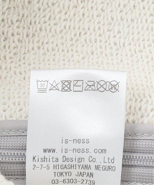 is-ness（イズネス）の「【is-ness / イズネス】VENTILATION LONG SWEAT HOODIE（パーカー・メンズ・チャコールグレー・LARGE）」の19枚目の写真