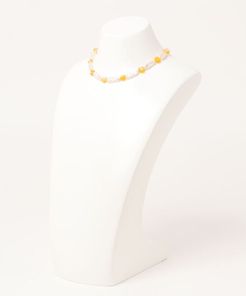 MOUSSY（マウジー）の「FLOWER BEADS チョーカー（ネックレス・レディース・グリーン/クリア・FREE）」の10枚目の写真