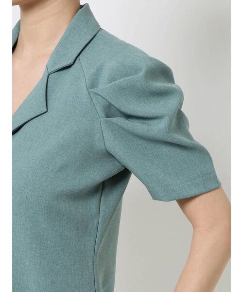 EMODA（エモダ）の「オープンカラーシャツワンピース（ワンピース・レディース・ブラック/グレー/キャメル・FREE）」の20枚目の写真