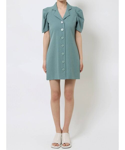 EMODA（エモダ）の「オープンカラーシャツワンピース（ワンピース・レディース・ブラック/グレー/キャメル・FREE）」の22枚目の写真