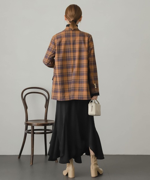 SENSE OF PLACE by URBAN RESEARCH（センスオブプレイスバイアーバンリサーチ）の「メタルボタンダブルジャケット（その他アウター・レディース・ネイビー/ブラウン/ブラウン系その他・ONE）」の16枚目の写真