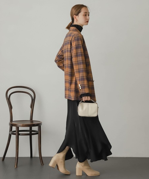 SENSE OF PLACE by URBAN RESEARCH（センスオブプレイスバイアーバンリサーチ）の「メタルボタンダブルジャケット（その他アウター・レディース・ネイビー/ブラウン/ブラウン系その他・ONE）」の5枚目の写真