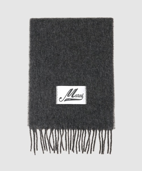 MARNI（マルニ）の「SCARF/アルパカ混大判マフラー（マフラー・メンズ・ネイビー/イエロー/イエロー系その他/ブラック/ピンク/ブラウン/グレー・ONE SIZE）」の3枚目の写真