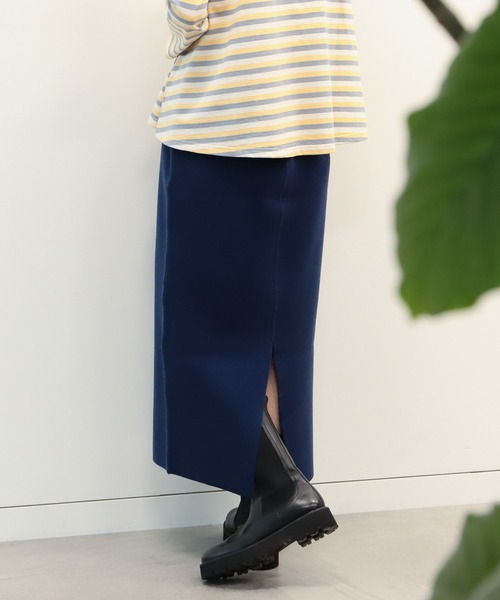 AK+1 タイトスカート Demi-Luxe BEAMS（デミルクス ビームス）AK+1 / メルトン サイドベンツ