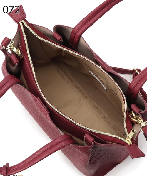 SHOO・LA・RUE（シューラルー）の「◆軽量ぷっくり平手あおりトート（トートバッグ・レディース・ブラック/キャメル/ピンク系・00）」の10枚目の写真