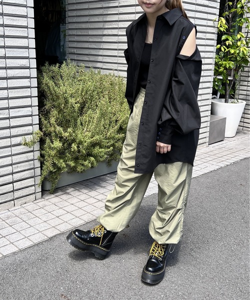 one way（ワンウェイ）の「ボレロシャツワンピース（シャツ/ブラウス・レディース・ホワイト/ライトブルー/ブラック/ダークブルー/ライトピンク・FREE）」の18枚目の写真