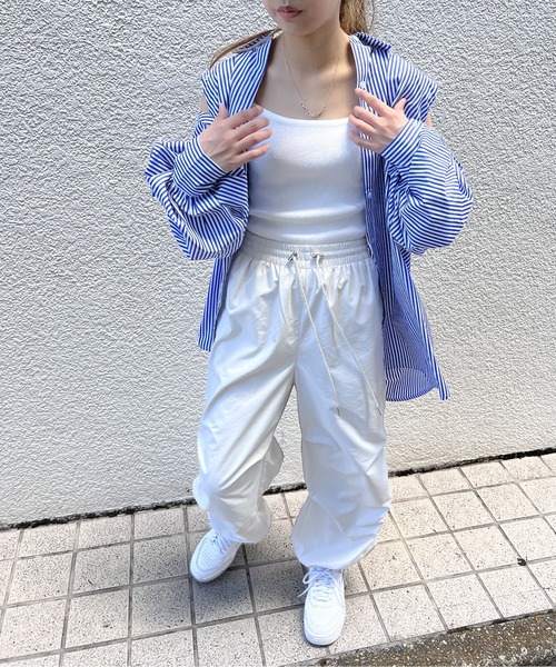 one way（ワンウェイ）の「ボレロシャツワンピース（シャツ/ブラウス・レディース・ホワイト/ライトブルー/ブラック/ダークブルー/ライトピンク・FREE）」の12枚目の写真