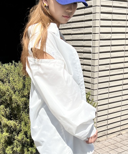 one way（ワンウェイ）の「ボレロシャツワンピース（シャツ/ブラウス・レディース・ホワイト/ライトブルー/ブラック/ダークブルー/ライトピンク・FREE）」の7枚目の写真