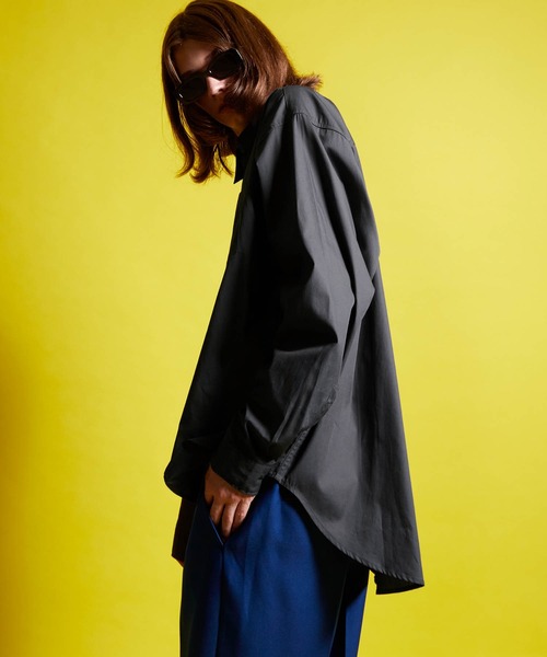 ENDER PRODUCTS（エンダープロダクツ）の「ビッグシルエット レギュラーカラーブロードL/Sシャツ【ENDER PRODUCTS/エンダープロダクツ】（シャツ/ブラウス・メンズ・ブラック/ブルー/チャコール/グリーン系/ホワイト・M/L）」の10枚目の写真