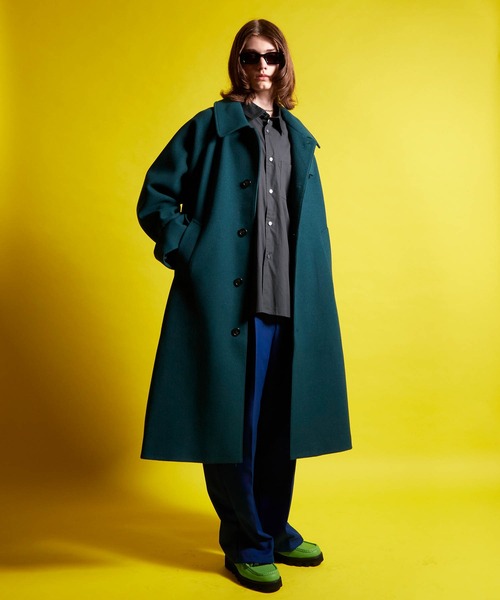 ENDER PRODUCTS（エンダープロダクツ）の「ビッグシルエット レギュラーカラーブロードL/Sシャツ【ENDER PRODUCTS/エンダープロダクツ】（シャツ/ブラウス・メンズ・ブラック/ブルー/チャコール/グリーン系/ホワイト・M/L）」の13枚目の写真