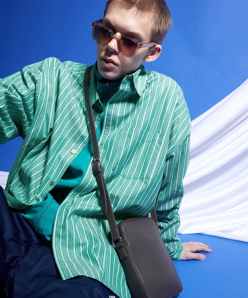 ENDER PRODUCTS（エンダープロダクツ）の「ビッグシルエット レギュラーカラーブロードL/Sシャツ【ENDER PRODUCTS/エンダープロダクツ】（シャツ/ブラウス・メンズ・ブラック/ブルー/チャコール/グリーン系/ホワイト・M/L）」の20枚目の写真