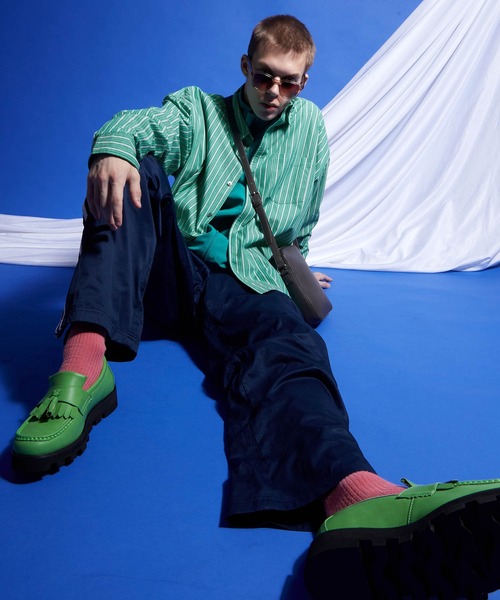 ENDER PRODUCTS（エンダープロダクツ）の「ビッグシルエット レギュラーカラーブロードL/Sシャツ【ENDER PRODUCTS/エンダープロダクツ】（シャツ/ブラウス・メンズ・ブラック/ブルー/チャコール/グリーン系/ホワイト・M/L）」の22枚目の写真