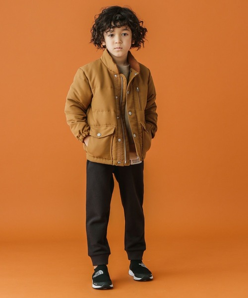 BAYFLOW（ベイフロー）の「[マシンウォッシャブル対応]撥水ダウンジャケット（KIDS)（ダウンジャケット/コート・キッズ・ブラック/ブラウン/グリーン・110cm/120cm/130cm/140cm）」の8枚目の写真