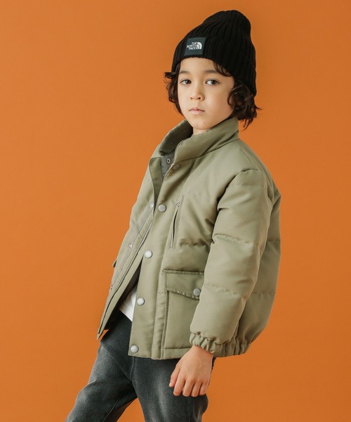 BAYFLOW（ベイフロー）の「[マシンウォッシャブル対応]撥水ダウンジャケット（KIDS)（ダウンジャケット/コート・キッズ・ブラック/ブラウン/グリーン・110cm/120cm/130cm/140cm）」の7枚目の写真