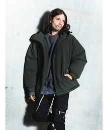 ADAM PATEK（アダムパテック）の「ADAMPATEK / looose hooded blouson/フード付きルーズ中綿ブルゾン（ダウンジャケット/コート）」