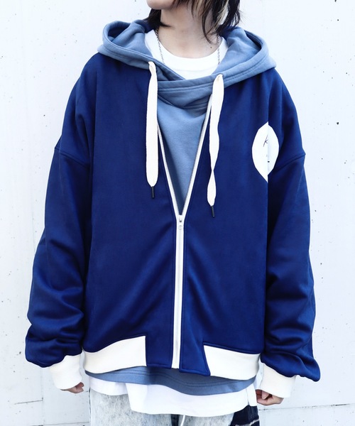 rovtski(ロフトスキー)の「SHARE ROOMS SWEADE RIB BLOUSON/シェアルーム スウェード オーバーサイズ MA-1/リブブルゾン(ブルゾン・レディース・ライトグレー/ブルー系その他2・FREE)」の18枚目の写真