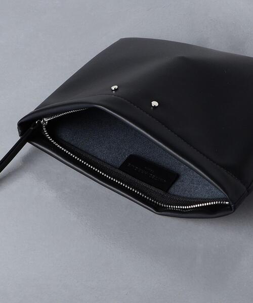 UNITED ARROWS（ユナイテッドアローズ）の「リサイクルレザー クラッチバッグ（クラッチバッグ・メンズ・ブラック/レッド/コバルトブルー・FREE）」の12枚目の写真