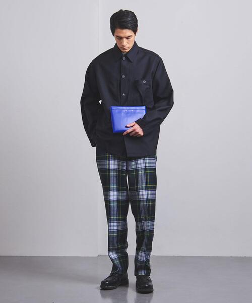 UNITED ARROWS（ユナイテッドアローズ）の「リサイクルレザー クラッチバッグ（クラッチバッグ・メンズ・ブラック/レッド/コバルトブルー・FREE）」の17枚目の写真