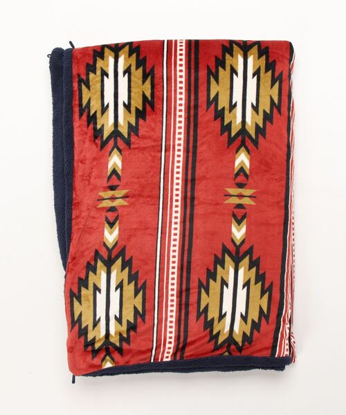 チャイハネ（チャイハネ）の「【チャイハネ】ノマディブランケットMEGAサイズ（ブランケット・レディース・ホワイト/オレンジ/ターコイズブルー/カーキ/ブラック・FREE）」の11枚目の写真