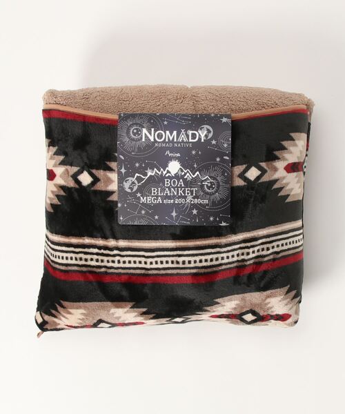 チャイハネ（チャイハネ）の「【チャイハネ】ノマディブランケットMEGAサイズ（ブランケット・レディース・ホワイト/オレンジ/ターコイズブルー/カーキ/ブラック・FREE）」の21枚目の写真