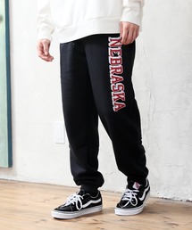 TopIsm（トップイズム）の「裏起毛アメカジプリント入りスウェットジョガーパンツ（その他パンツ・メンズ）」