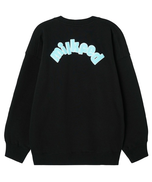 MILKFED.（ミルクフェド）の「POP LOGO BIG SWEAT TOP（スウェット・レディース・ライトブルー/ブラック/ネイビー/オフホワイト/ライトピンク・ONE SIZE）」の9枚目の写真