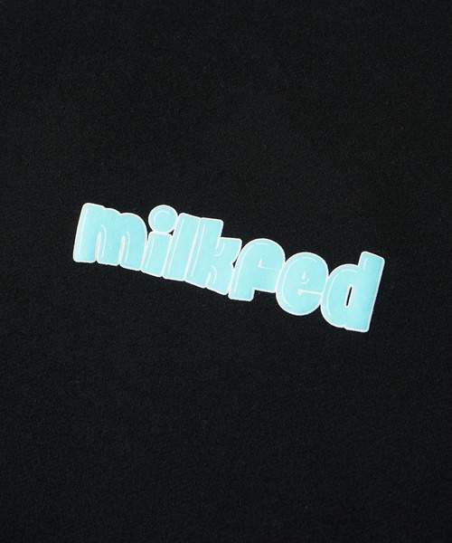 MILKFED.（ミルクフェド）の「POP LOGO BIG SWEAT TOP（スウェット・レディース・ライトブルー/ブラック/ネイビー/オフホワイト/ライトピンク・ONE SIZE）」の11枚目の写真