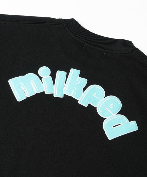 MILKFED.（ミルクフェド）の「POP LOGO BIG SWEAT TOP（スウェット・レディース・ライトブルー/ブラック/ネイビー/オフホワイト/ライトピンク・ONE SIZE）」の8枚目の写真