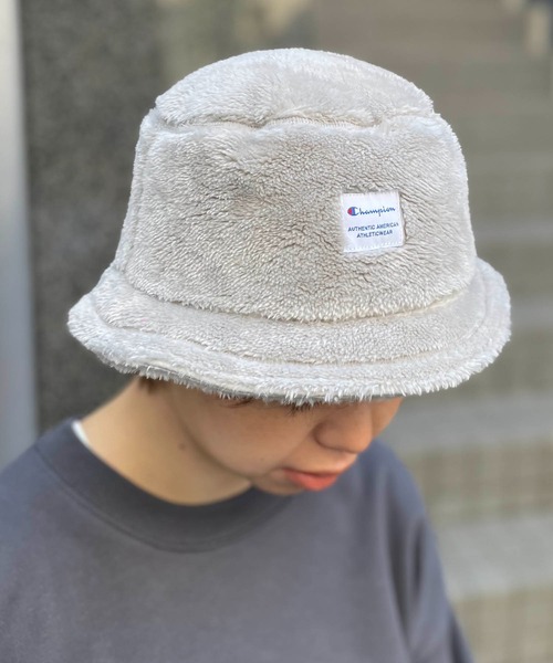 Champion（チャンピオン）の「champion / ボアチケットバケットハット（ハット・レディース・ブラック/ベージュ/グレー/オフホワイト・ONESIZE）」の9枚目の写真