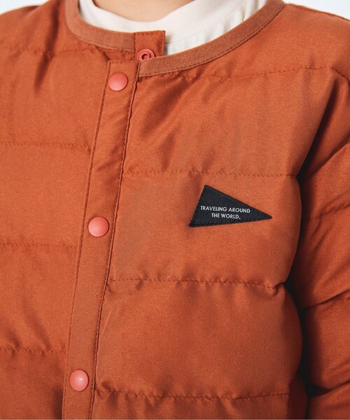 BREEZE（ブリーズ）の「【洗濯機でお洗濯OK】インナーキルトジャケット_ウォッシャブル（ダウンジャケット/コート・キッズ・ブラック/ベージュ/ブルー/カモフラージュ/オレンジ・140/90/100/110/120/80/130）」の9枚目の写真