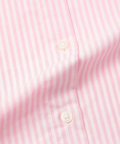 coen(コーエン)の「コットンブレンドバンドカラーシャツ(シャツ/ブラウス・レディース・ホワイト/ライトグレー/ネイビー/ピンク/ターコイズブルー/ライム/オレンジ/ケリー・M/L)」の16枚目の写真