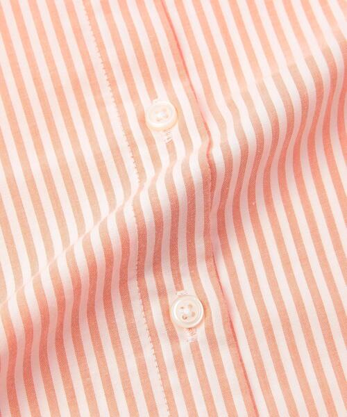 coen(コーエン)の「コットンブレンドバンドカラーシャツ(シャツ/ブラウス・レディース・ホワイト/ライトグレー/ネイビー/ピンク/ターコイズブルー/ライム/オレンジ/ケリー・M/L)」の17枚目の写真