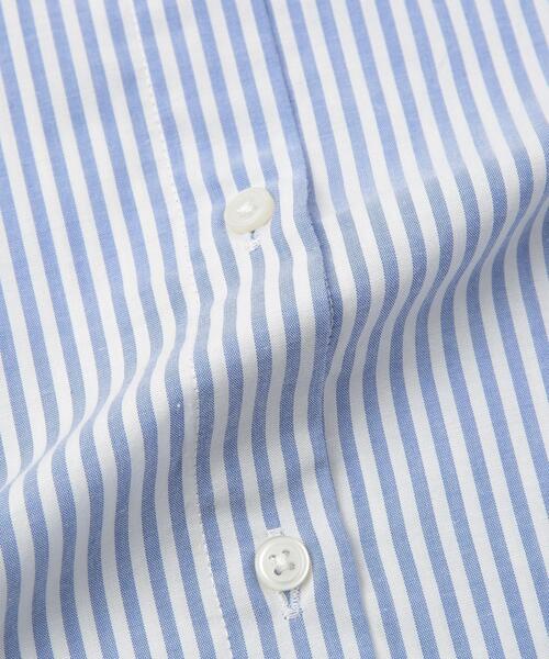 coen(コーエン)の「コットンブレンドバンドカラーシャツ(シャツ/ブラウス・レディース・ホワイト/ライトグレー/ネイビー/ピンク/ターコイズブルー/ライム/オレンジ/ケリー・M/L)」の21枚目の写真