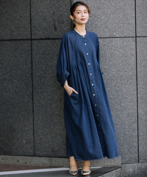 Munich（ミューニック）の「8ozウォッシュデニムパフスリーブシャツ