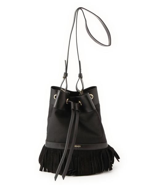 LORINZA(ロリンザ)の「LORINZA(ロリンザ) Drawstring Bag(ショルダーバッグ・レディース・ブラック/ネイビー・フリー)」の1枚目の写真