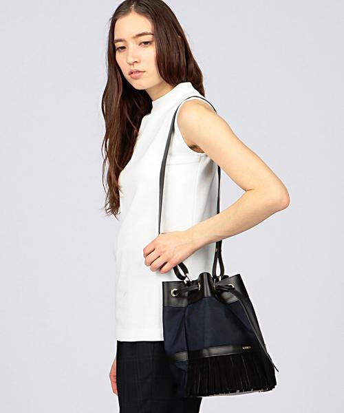 LORINZA(ロリンザ)の「LORINZA(ロリンザ) Drawstring Bag(ショルダーバッグ・レディース・ブラック/ネイビー・フリー)」の10枚目の写真