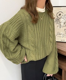 ガーターケーブルニット【ZOZOTOWN限定アイテム】