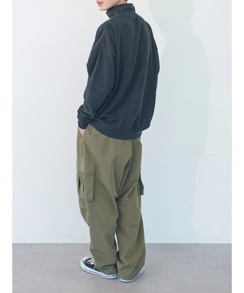 koe（コエ）の「マイクロフリースハーフZIPプルオーバー（Tシャツ/カットソー・レディース・チャコールグレー/ブラック/ブルー/ピンク系その他2・M）」の14枚目の写真