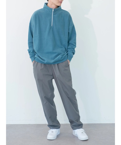 koe（コエ）の「マイクロフリースハーフZIPプルオーバー（Tシャツ/カットソー・レディース・チャコールグレー/ブラック/ブルー/ピンク系その他2・M）」の20枚目の写真