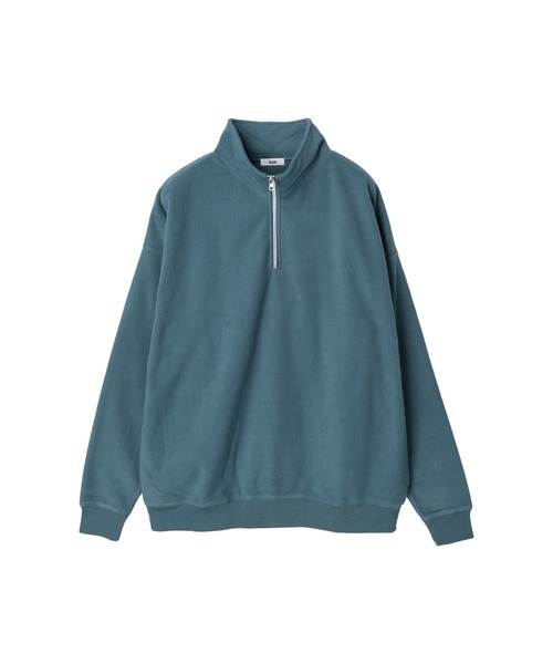 koe（コエ）の「マイクロフリースハーフZIPプルオーバー（Tシャツ/カットソー・レディース・チャコールグレー/ブラック/ブルー/ピンク系その他2・M）」の17枚目の写真