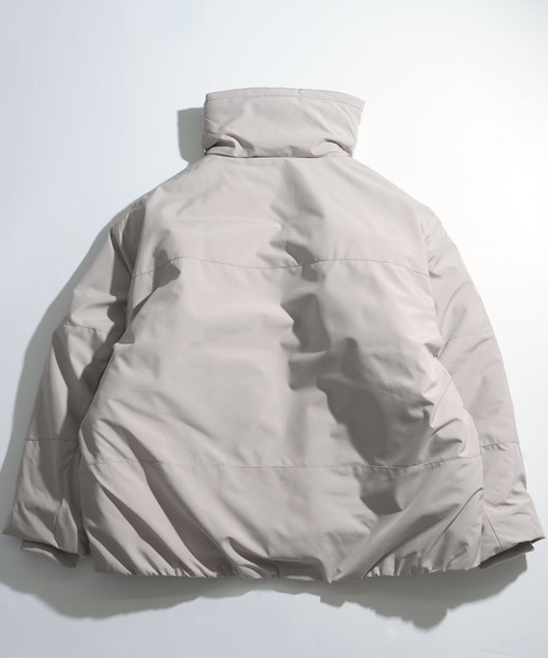 Ritzy（リッツィー）の「ポリストレッチ ボリューム中綿ジャケット レディース メンズ（ブルゾン・メンズ・グリーン/ライトベージュ/ブラック・MEDIUM/X-LARGE/LARGE）」の13枚目の写真